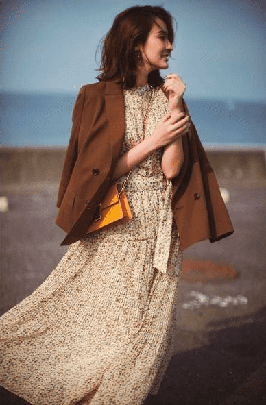 2025AW ジャスグリッティー JUSGLITTYライトオータムジャケット 茶 2025AW ジャスグリッティー JUSGLITTYライトオータムジャケット 茶