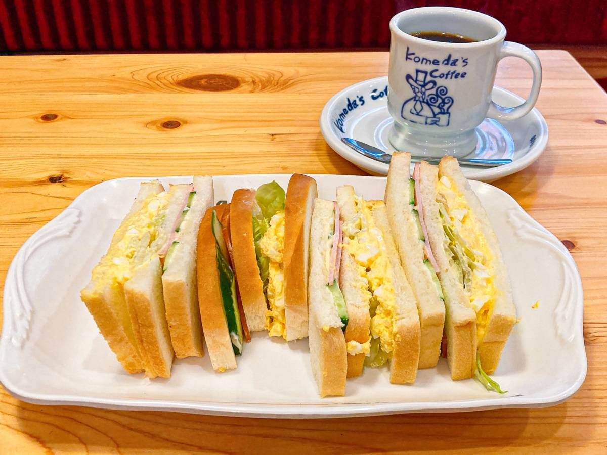 コメダ珈琲店『ミックスサンド』