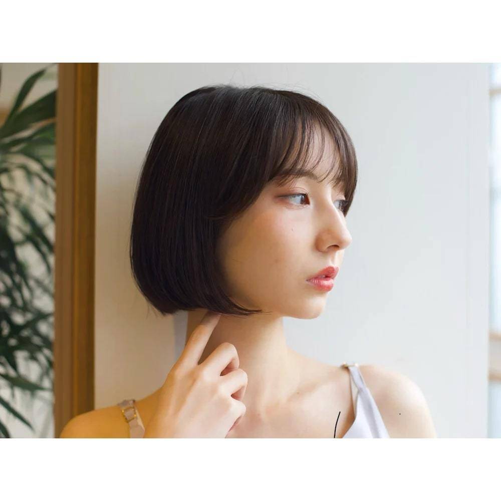 頑張りすぎないエフォートレスな切りっぱなしボブ
