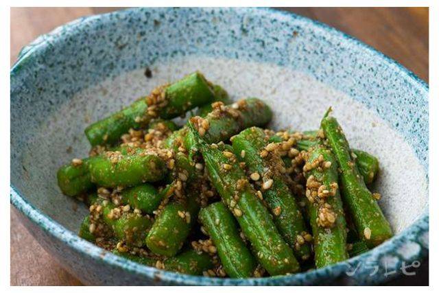 定番シンプル副菜  インゲンの胡麻和え