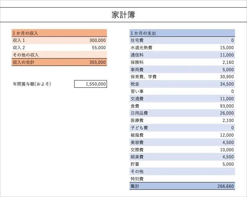 【参考】30代夫婦、4人家族
