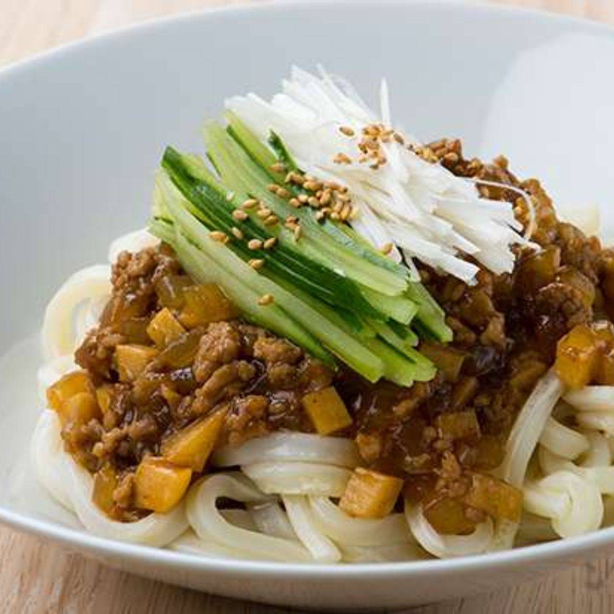 野菜たっぷり  ジャージャーうどん