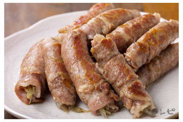 さっぱり肉巻き  豚肉のみょうが巻き