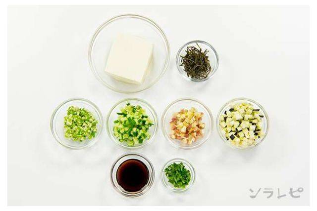 調理器具いらず  昆布だしの冷や奴 材料