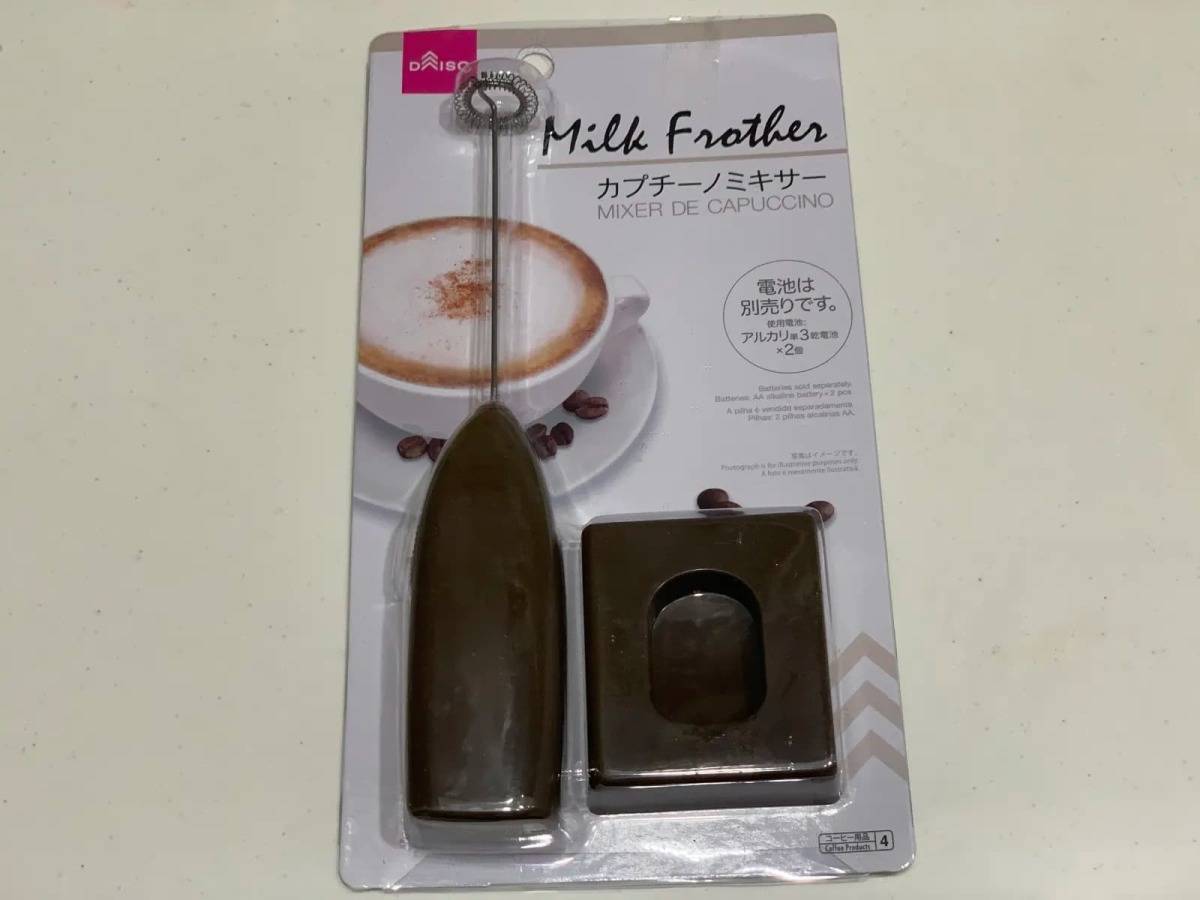ダイソーカプチーノミキサー−１