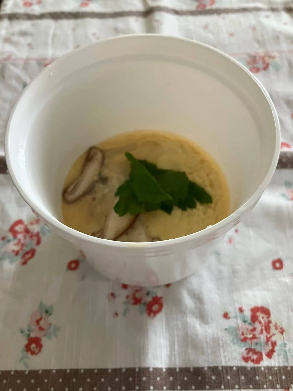 ダイソーレンジでかんたん！茶わん蒸し器−３