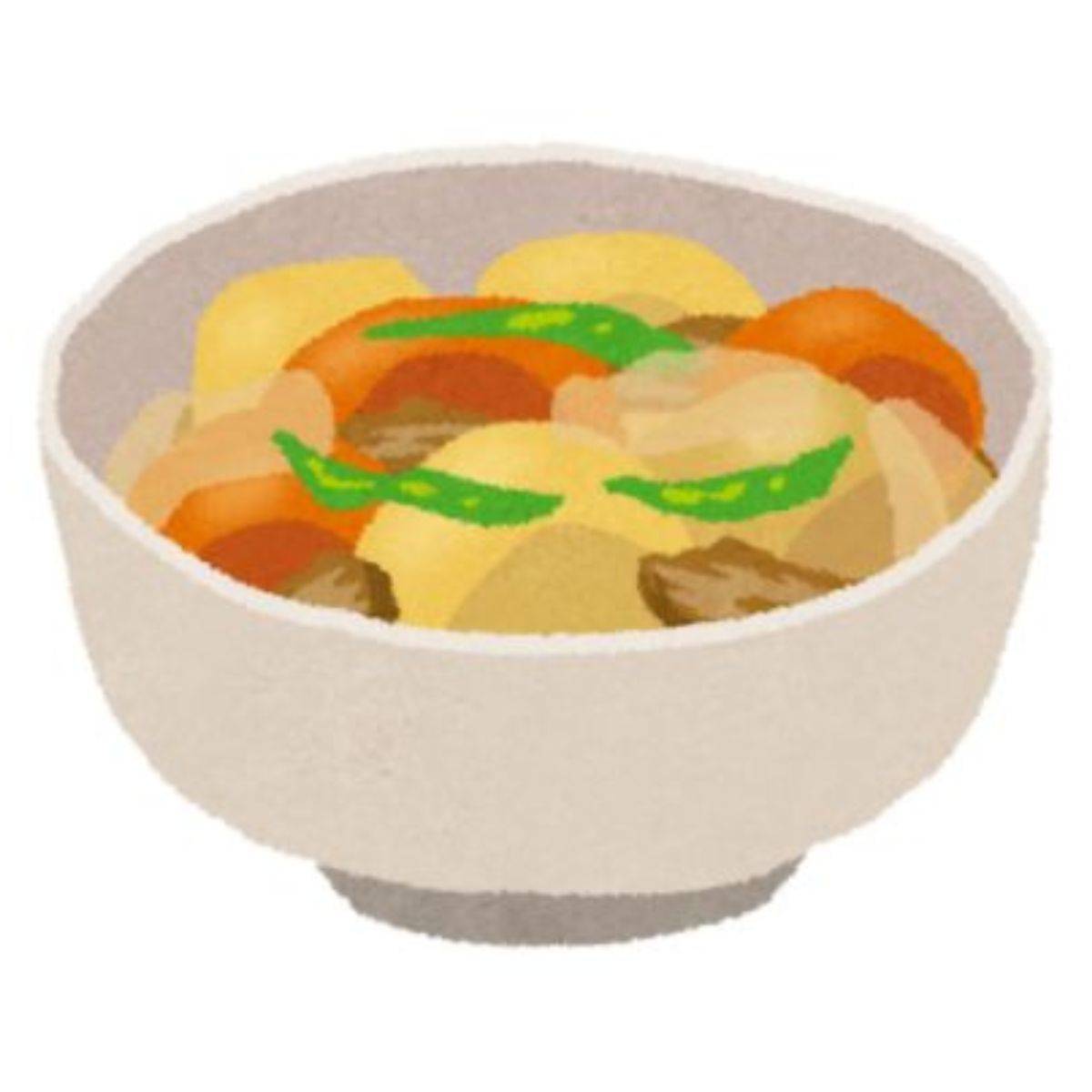 肉じゃがのイラスト