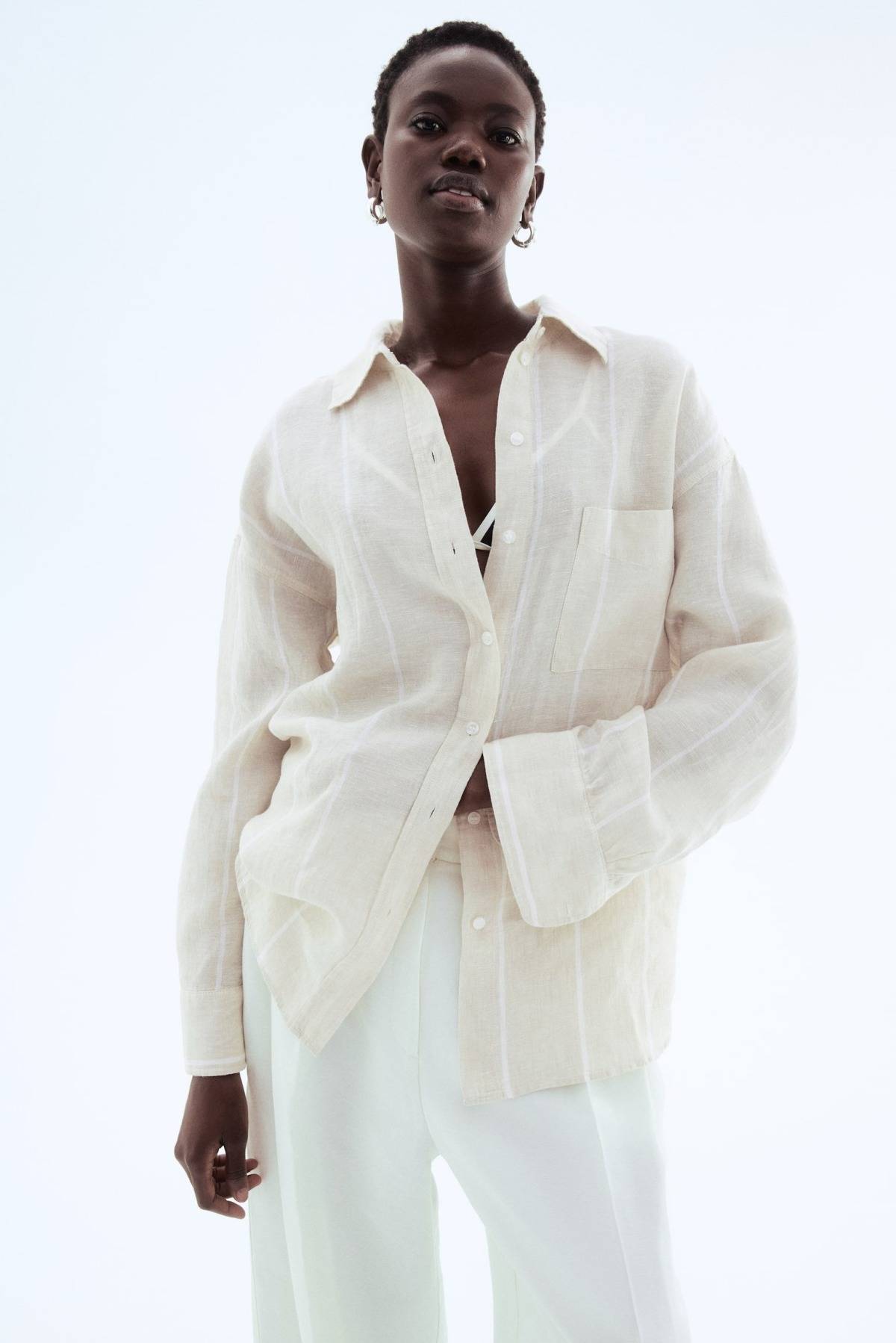 H&M7月のおしゃれシャツ