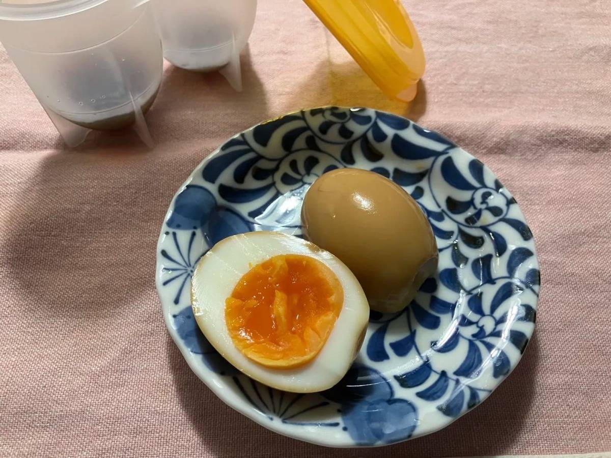 ダイソー味付け玉子職人(2個用)味付け玉子職人(2個用)−３