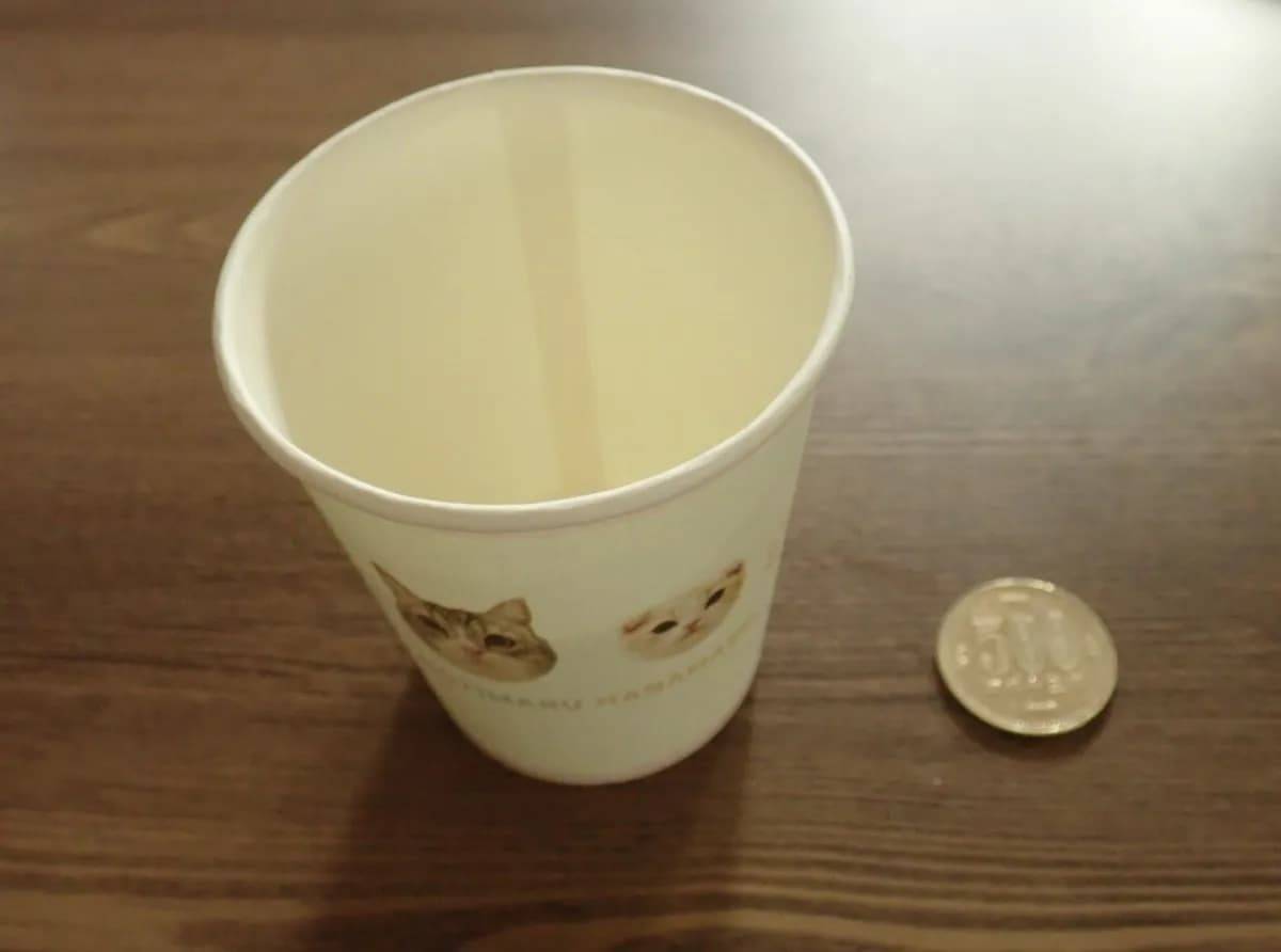 ダイソーペーパーカップ(もちまる日記、205mL、18個)−２