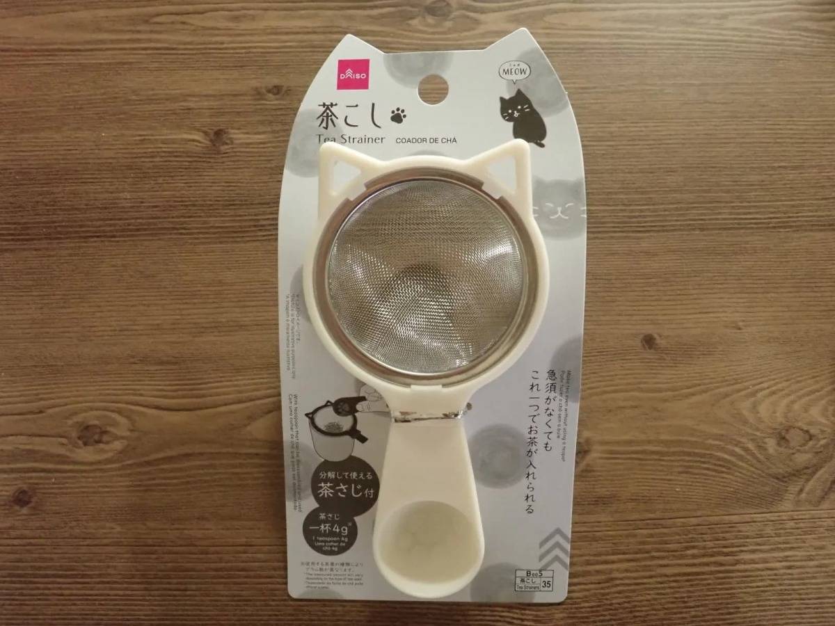 ダイソー茶こし(MEOW)−１