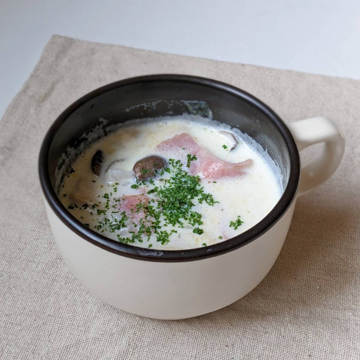 永谷園公式の「マグカップでチーズリゾット」のレシピ