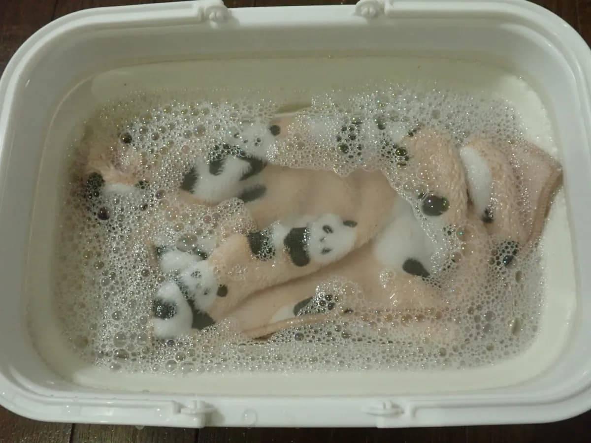 ダイソー洗たく用洗剤シート−３