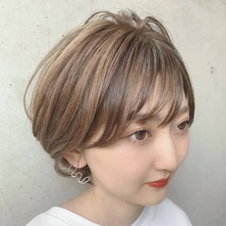 白髪をぼかす3Dハイライト