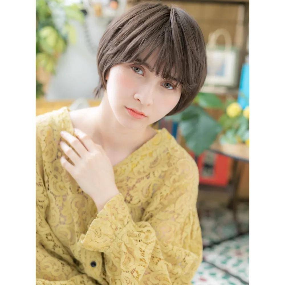 落ち着いたダークアッシュカラー