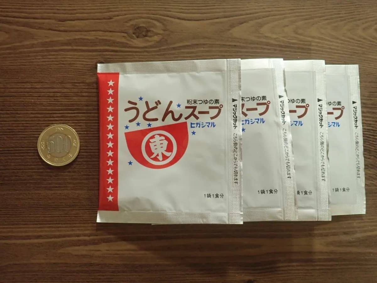 ダイソーヒガシマル うどんスープ 4P−２