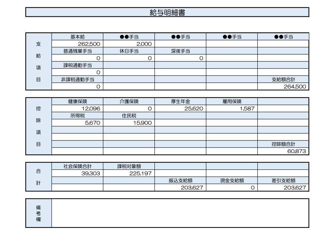 30歳、情報システムの給与明細