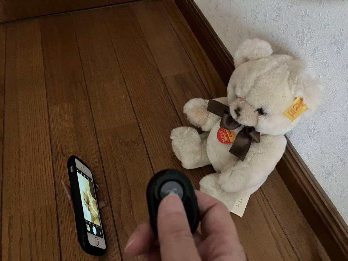 ダイソースマートフォンシャッターリモコン−３
