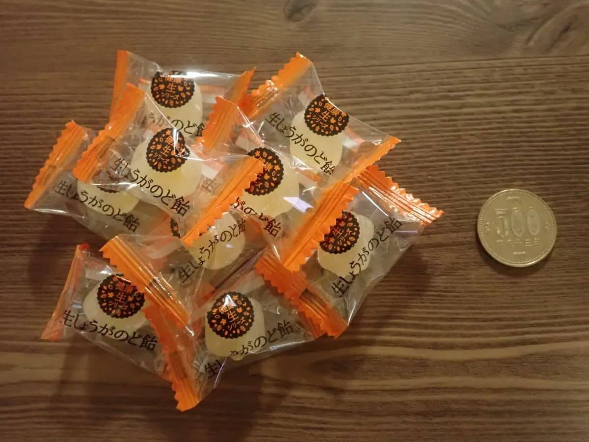 ダイソーリボン 生しょうがのど飴 54g−２