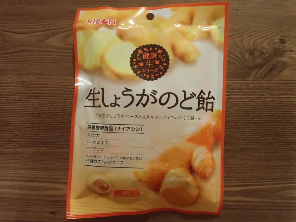 ダイソーリボン 生しょうがのど飴 54g−１