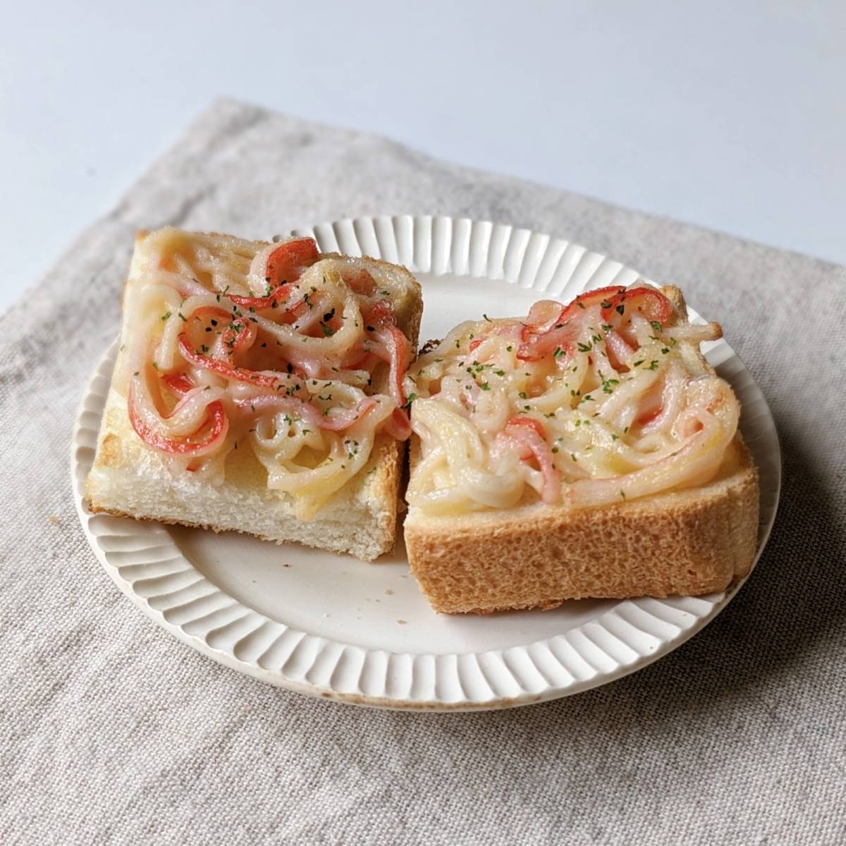 いちまさ公式の「カニかまパン」のレシピ