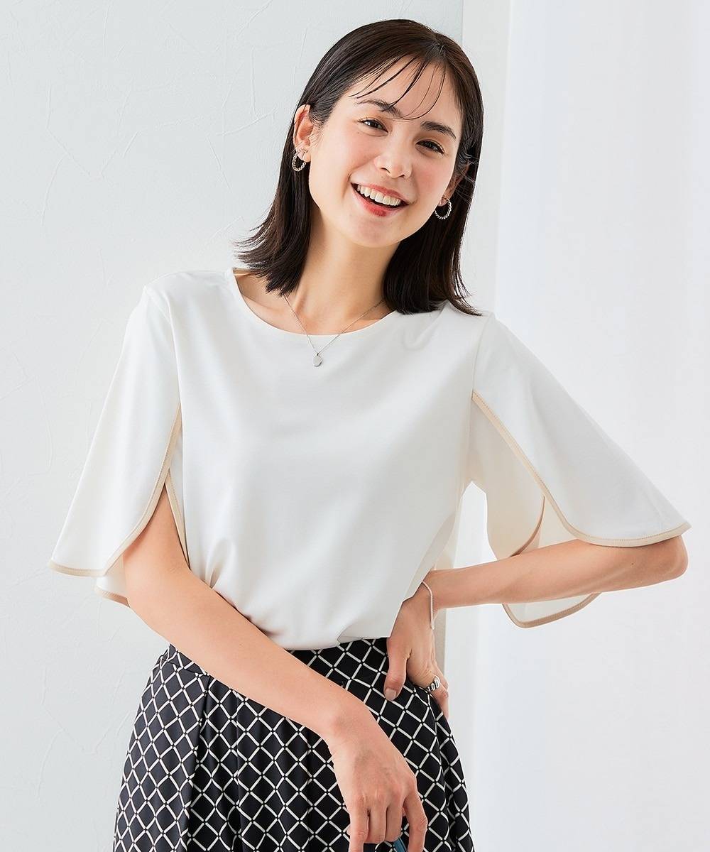 二の腕カバーできる7月のトップス