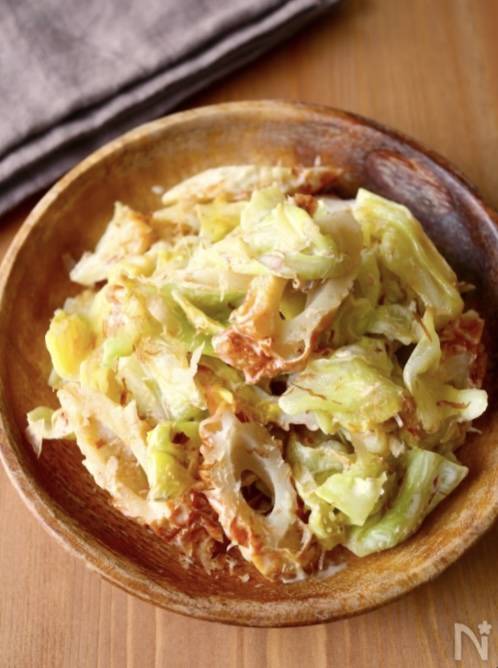 最高に簡単な「キャベツ」の作り置きおかず