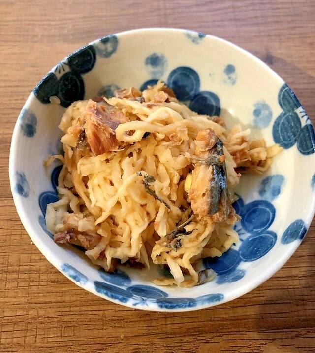 サバ缶のズボラ作り置きおかず