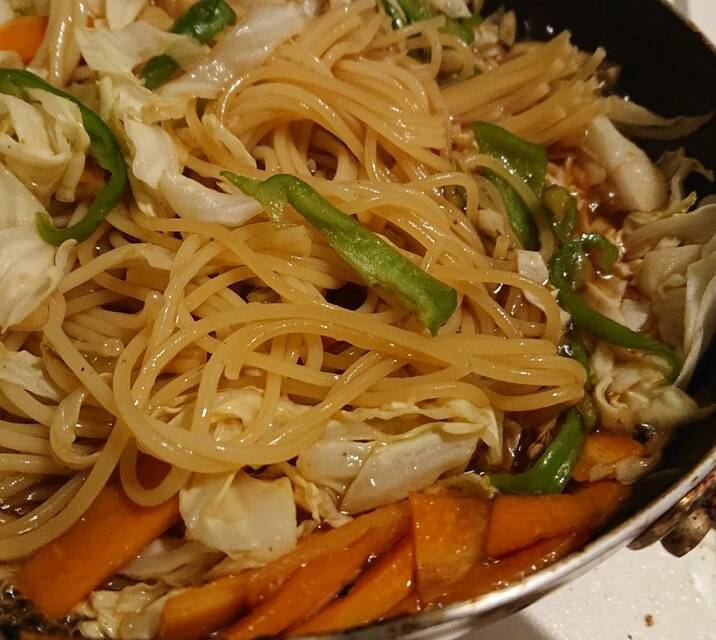 焼きそば麺の悪魔系作り置きおかず