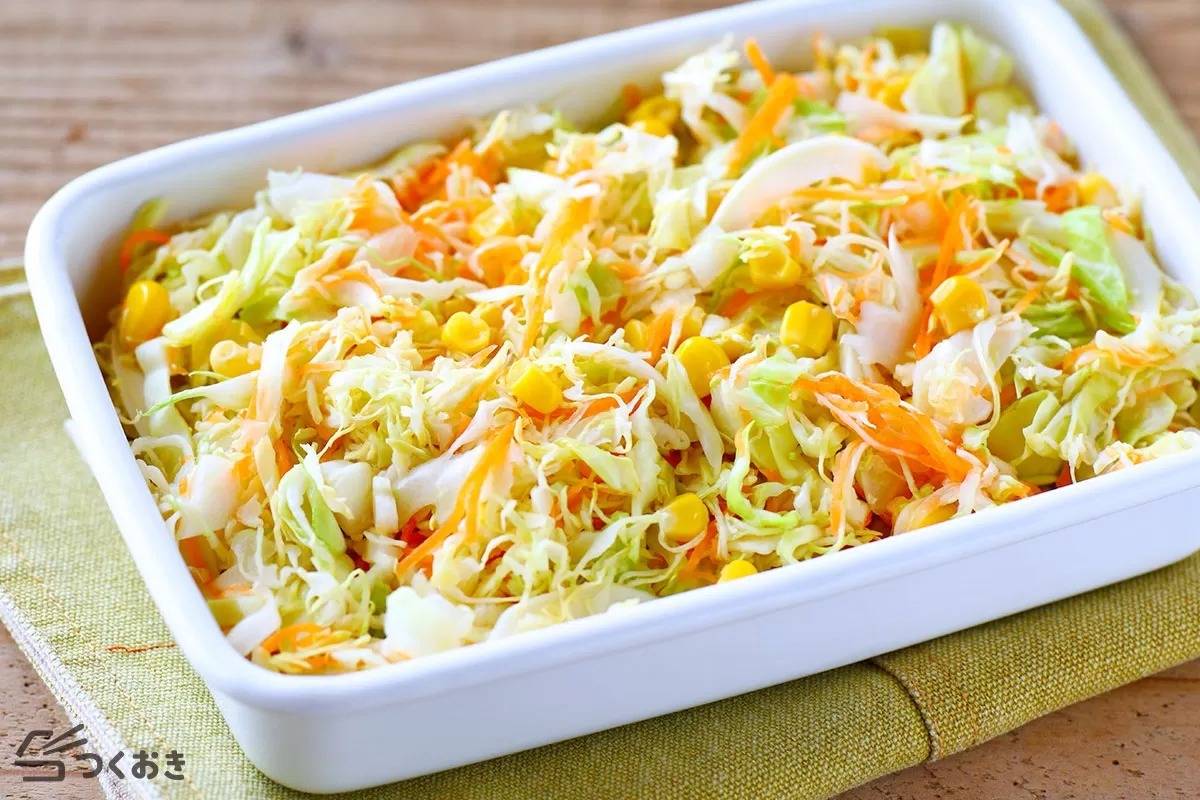 5分でできるキャベツの作り置きおかず