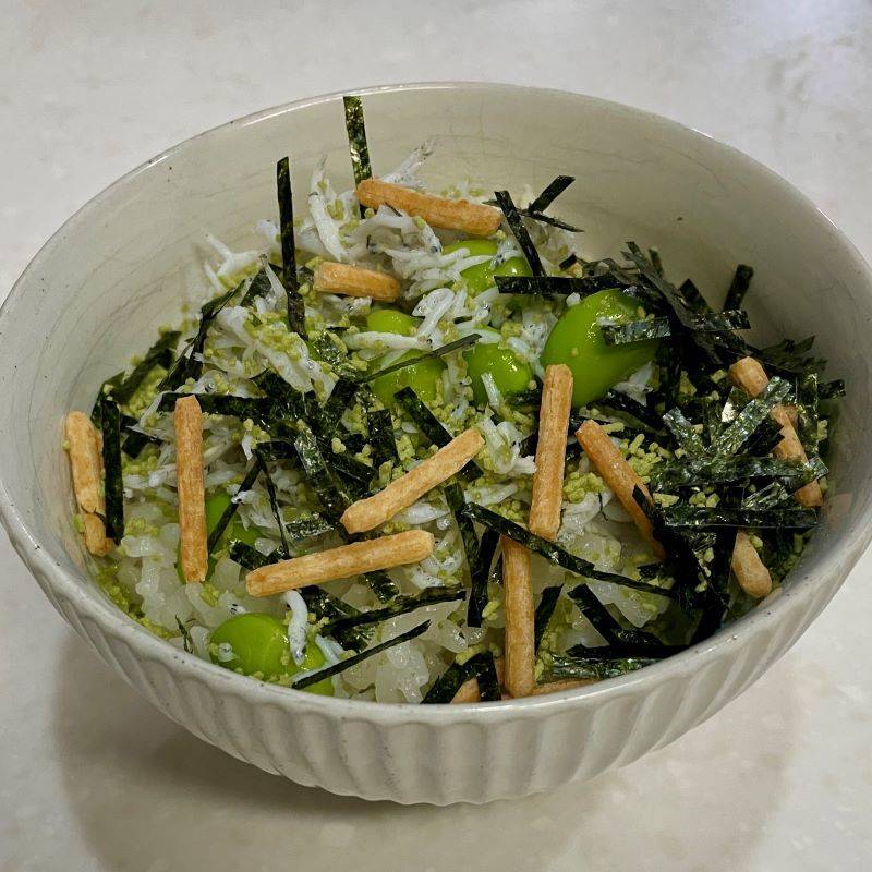 永谷園公式の「しらすと枝豆の冷やし茶づけ」のレシピ