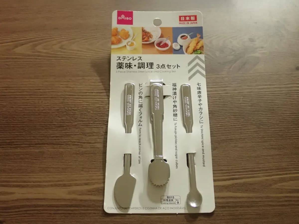 ダイソーステンレス薬味・調理3点セット−１