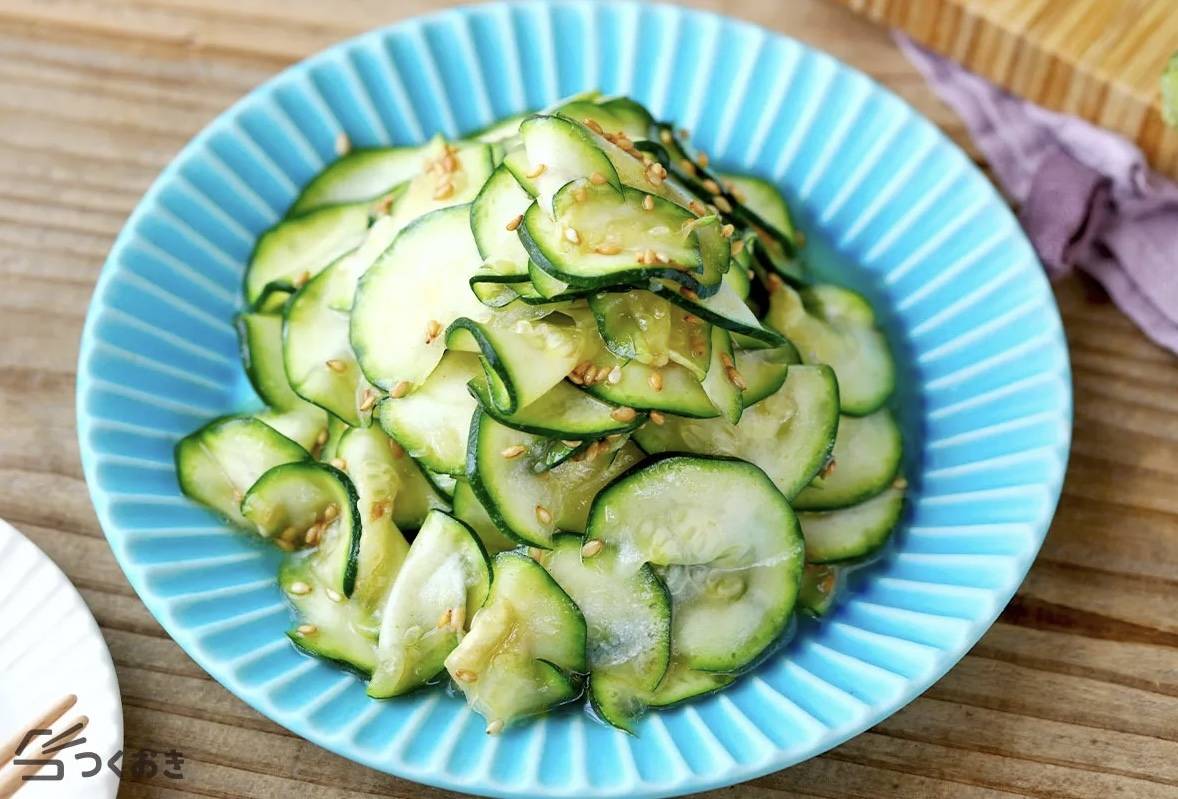 最高に簡単な「ズッキーニ」の作り置きおかず