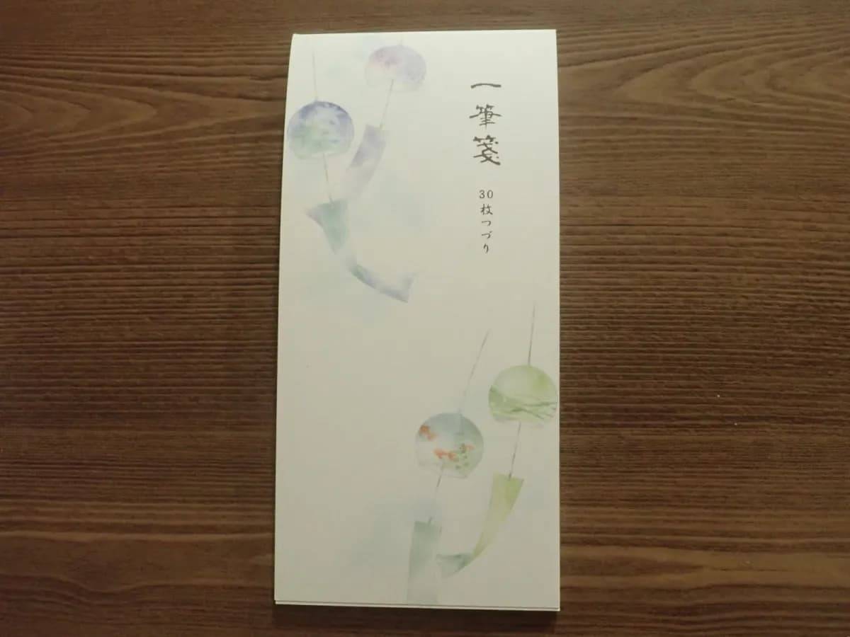 ダイソー一筆箋(夏柄、和柄)−１