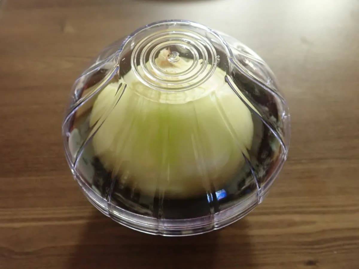 ダイソー野菜保存容器(玉ねぎ型)−３
