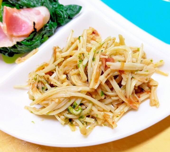 5分でできるえのきの作り置きおかず