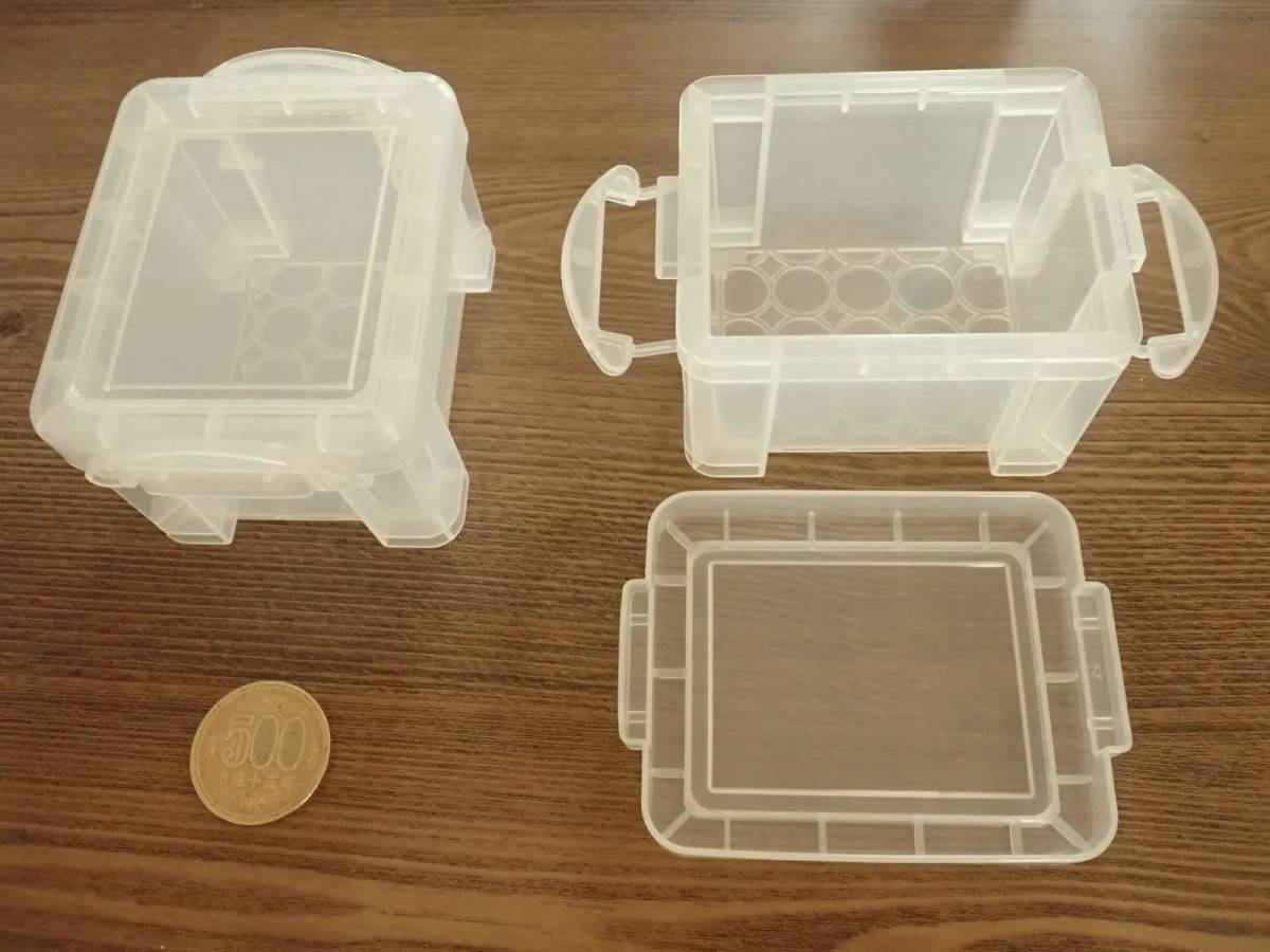 ダイソー収納ボックス(ミニ、2個)−２