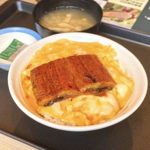  松屋の「うなたま丼」 
