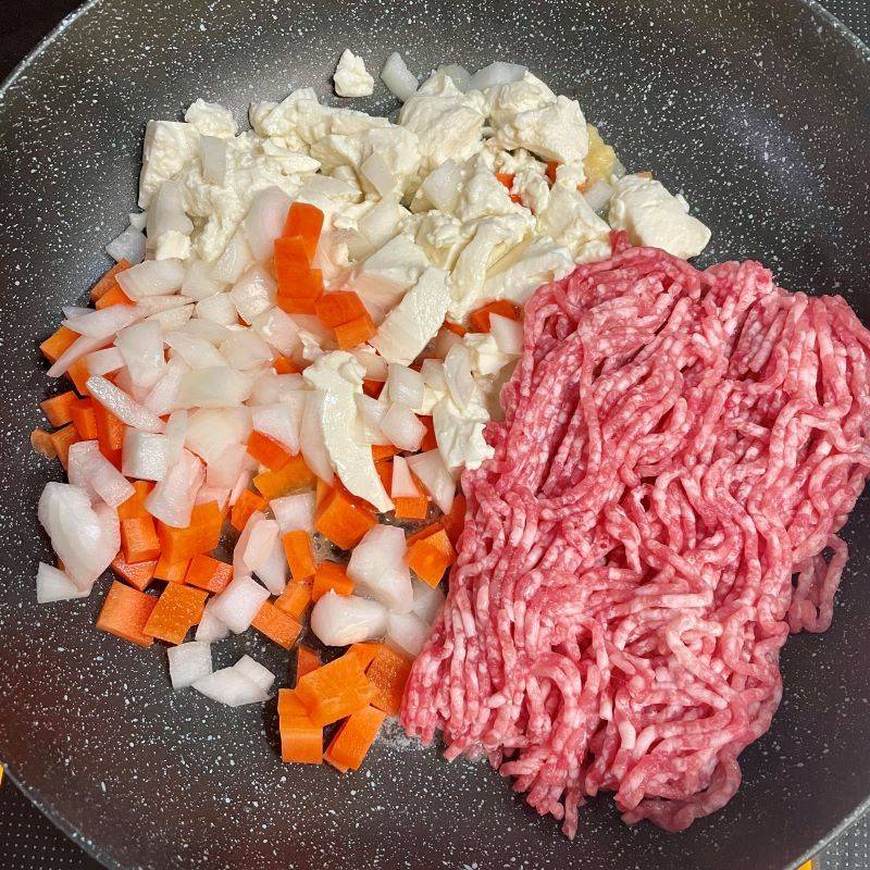 JA全農の「フライパンでドライカレー」のレシピ