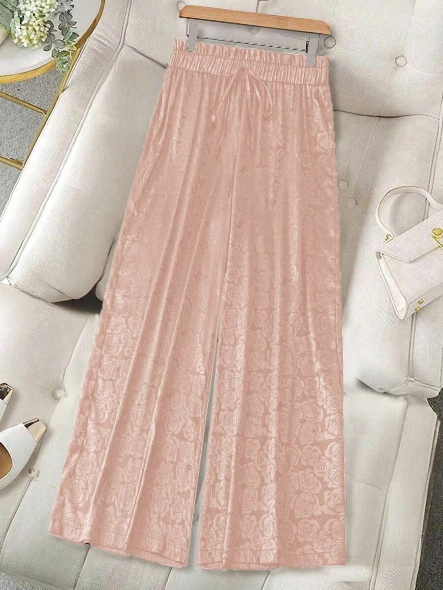 SHEIN LUNE ワイドレッグパンツ