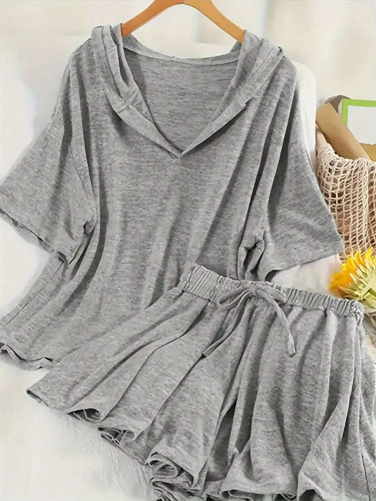 SHEIN ドローストリングニットセット