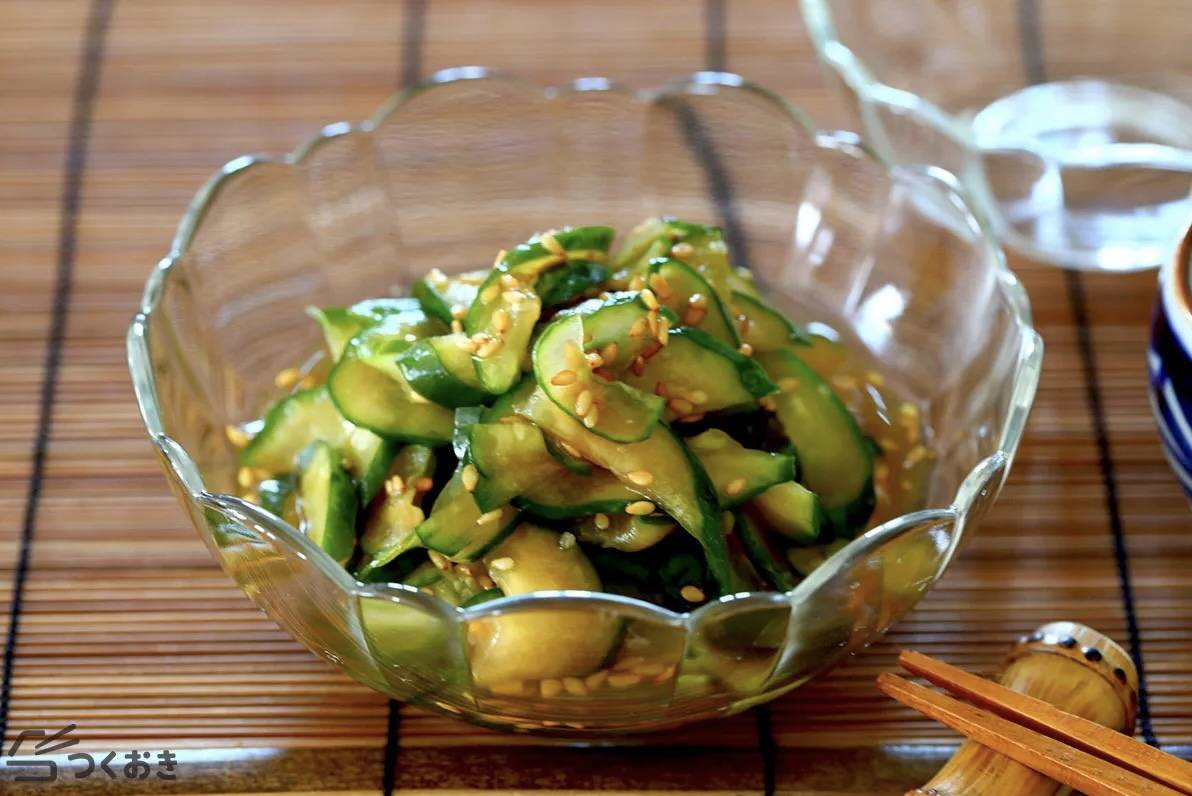 最高に簡単な「きゅうり」の作り置きおかず