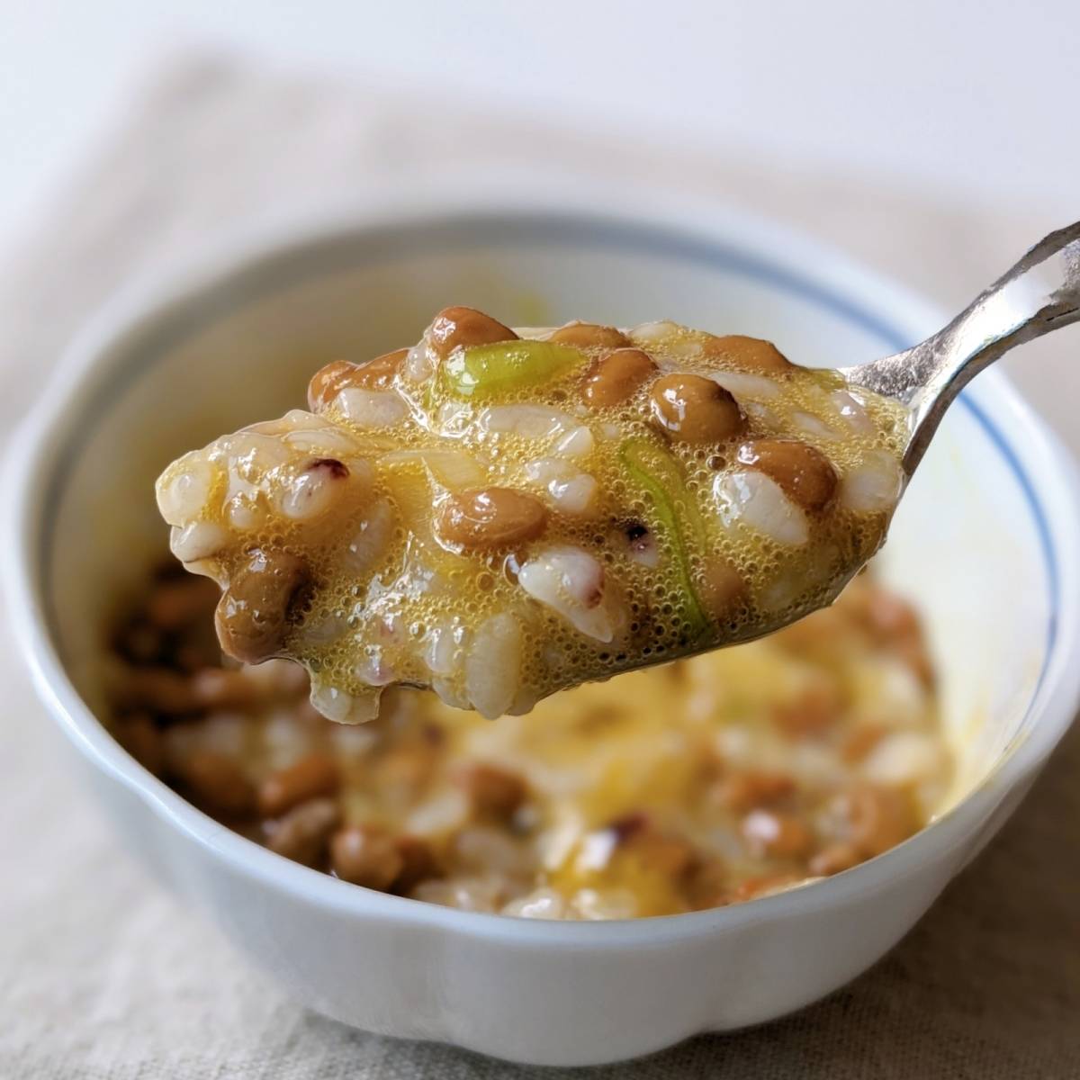 JA全農公式の「ふわふわ納豆TKG」のレシピ