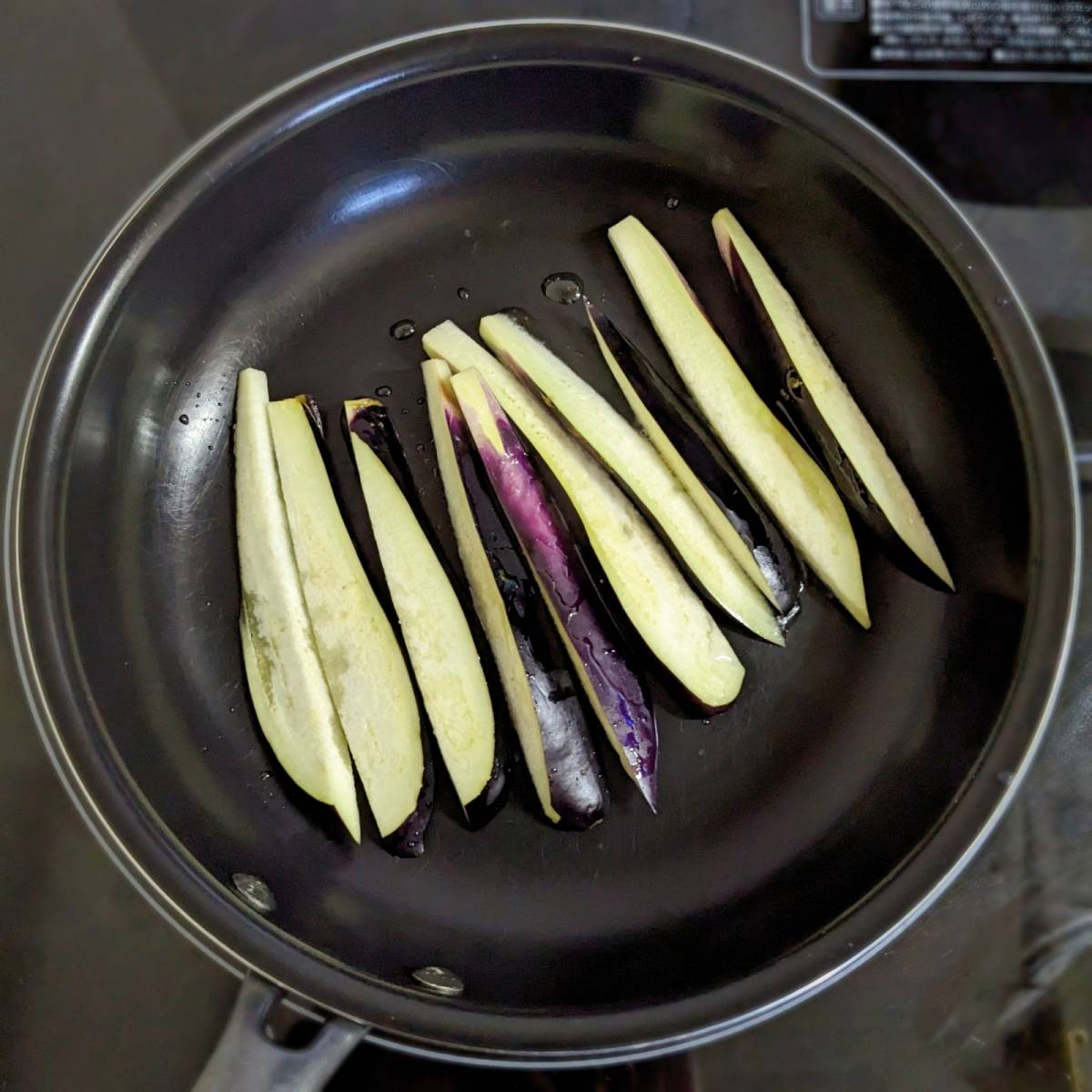 JAグループ公式の「揚げ茄子のおかか薬味あえ」のレシピ