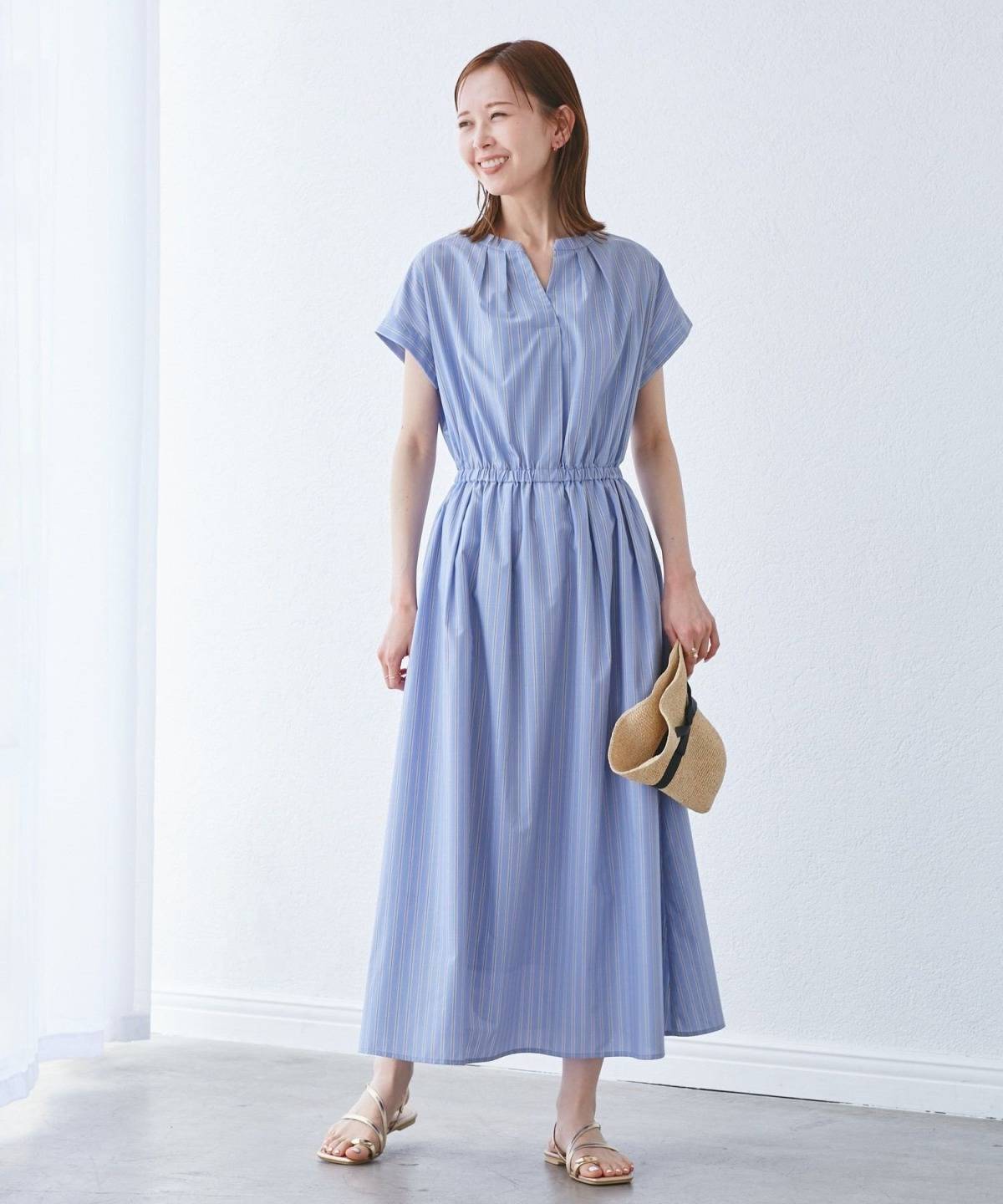 ROPE' PICNIC スキッパーシャツワンピース