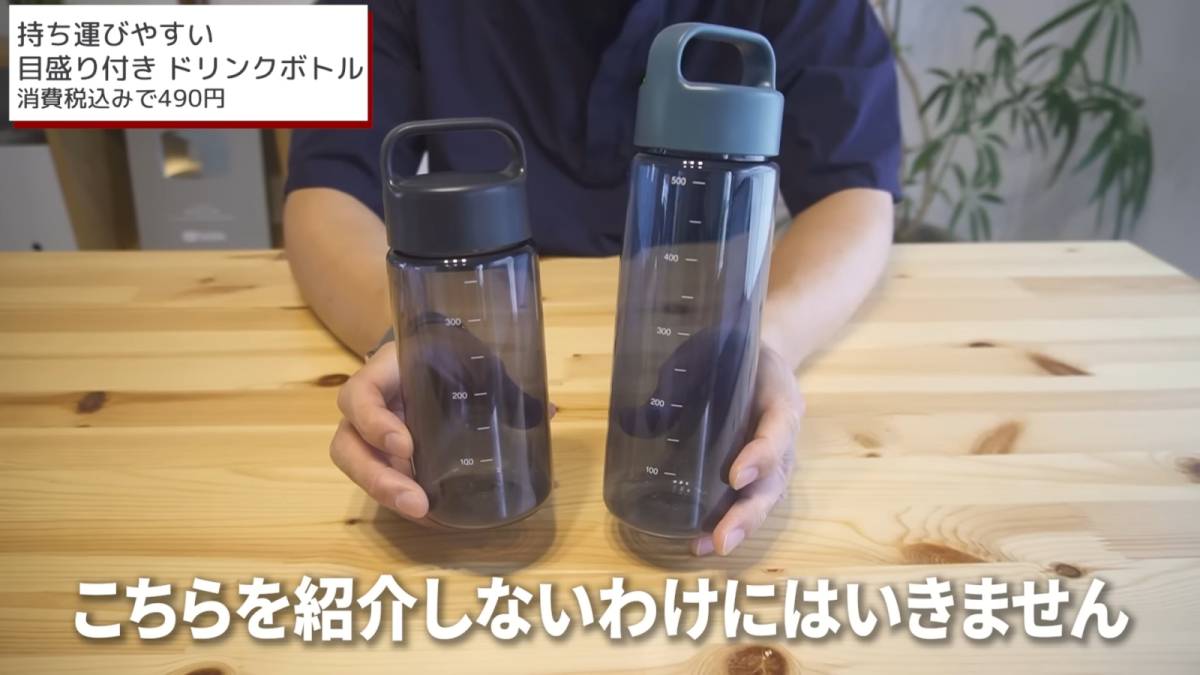 目盛り付きドリンクボトル