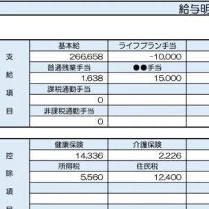  41歳、人事事務の給与明細 
