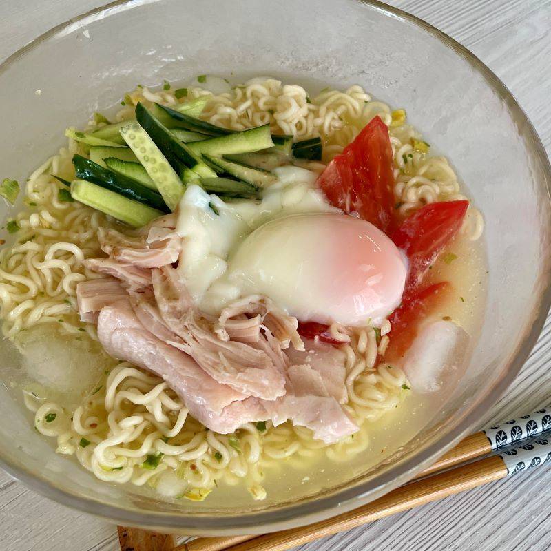 サッポロ一番公式の「サッポロ一番棒々鶏ラーメン」のレシピ