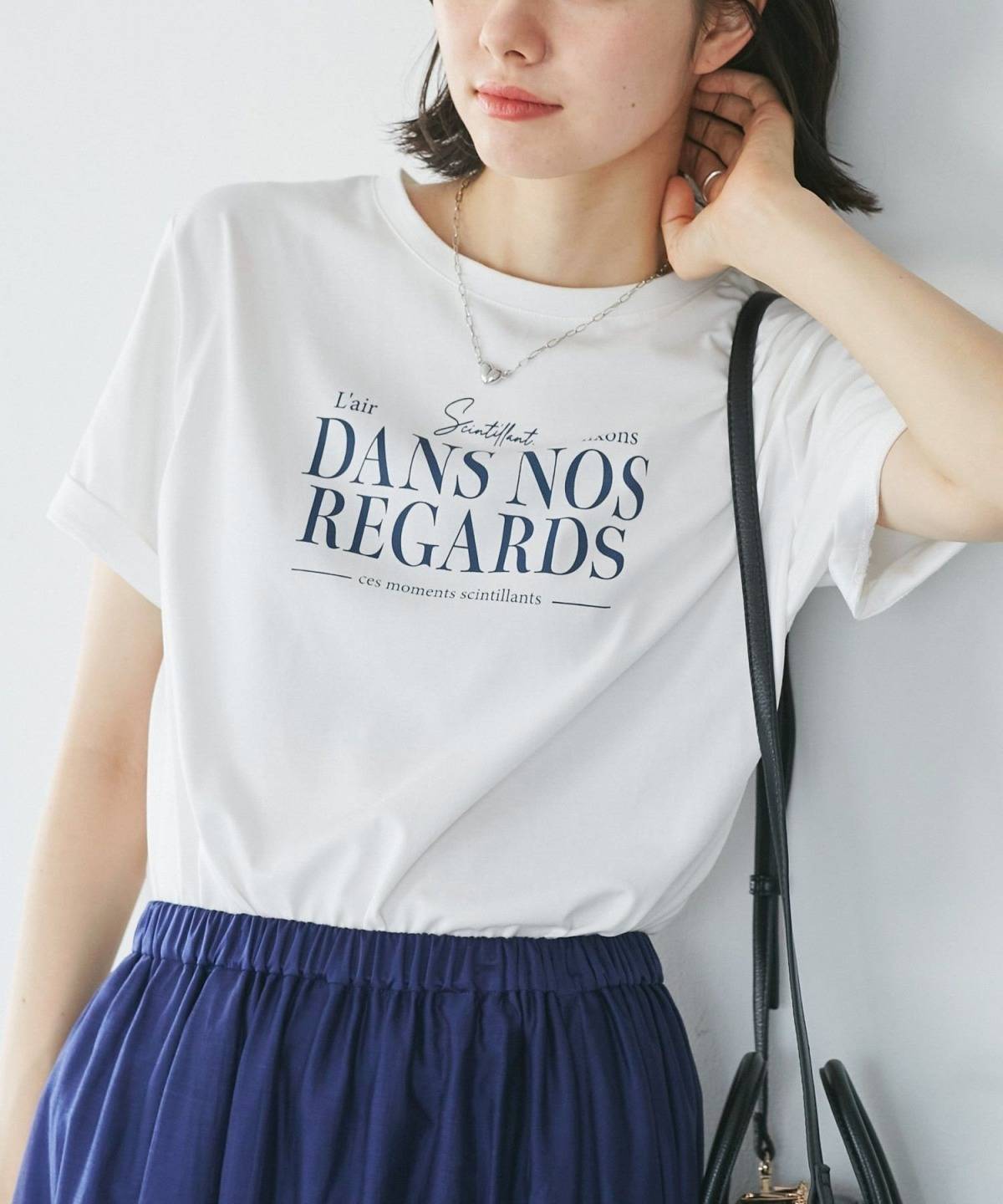 ROPE' PICNIC フレンチロゴプリントTシャツ