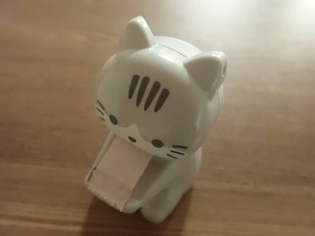 ダイソーどうぶつマスキングテープカッター(犬/猫)−３